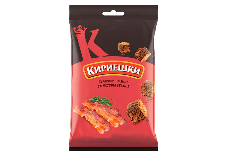 «Кириешки», сухарики со вкусом бекона, 100 г