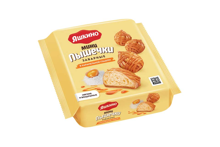 Мини-пышечки в карамельной глазури, 240 г Мини-пышечки в карамельной глазури, 240 г