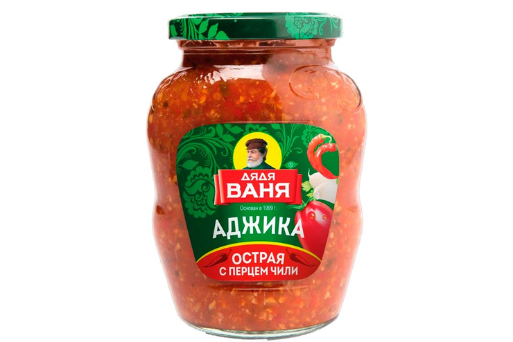 Аджика «Дядя Ваня» острая с перцем чили, 370 г Аджика «Дядя Ваня» острая с перцем чили, 370 г