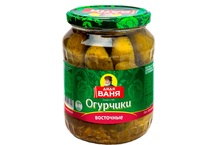 Огурчики маринованные «Дядя Ваня» «Восточные», 680 г
