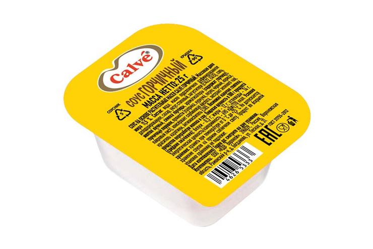 «Calve», соус « Горчичный», дип-пот, 25 г