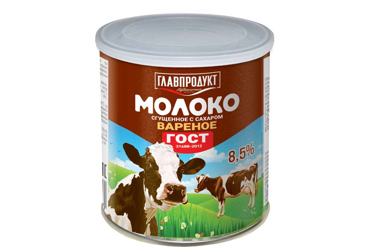 «Главпродукт», молоко сгущенное вареное, 380 г