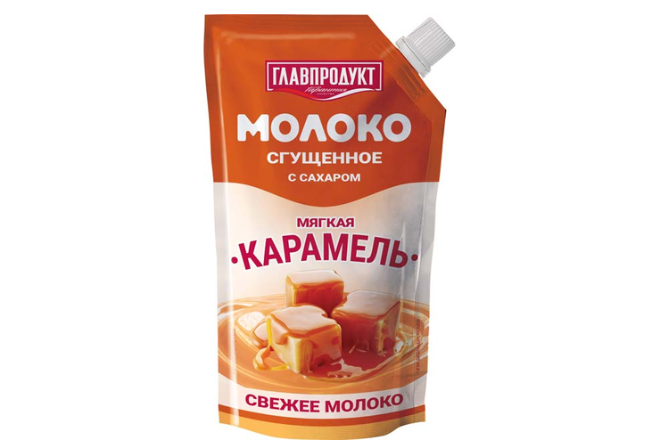«Главпродукт», молоко сгущенное «Мягкая карамель», 270 г
