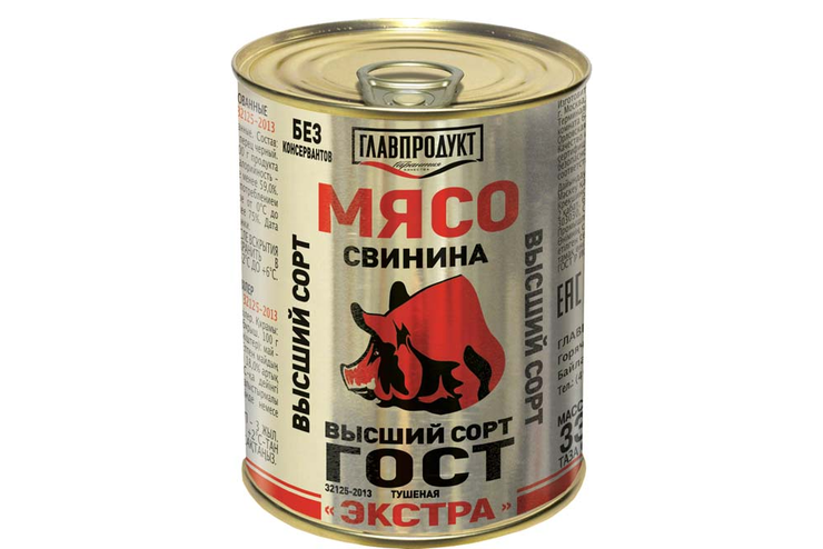 «Главпродукт», свинина Экстра, 338 г «Главпродукт», свинина Экстра, 338 г