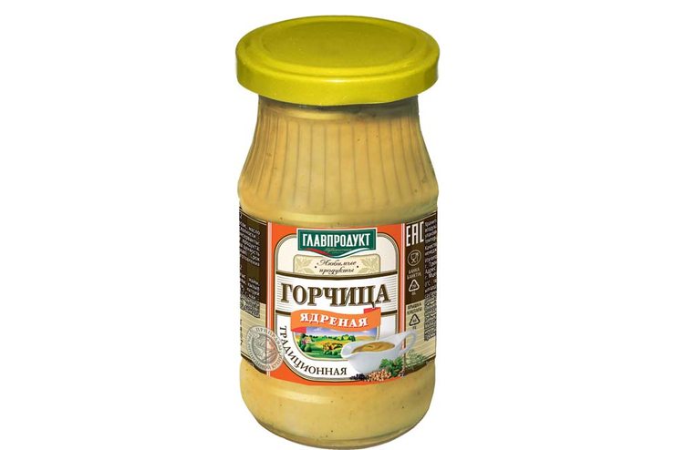 «Главпродукт», горчица «Ядреная», 170 г