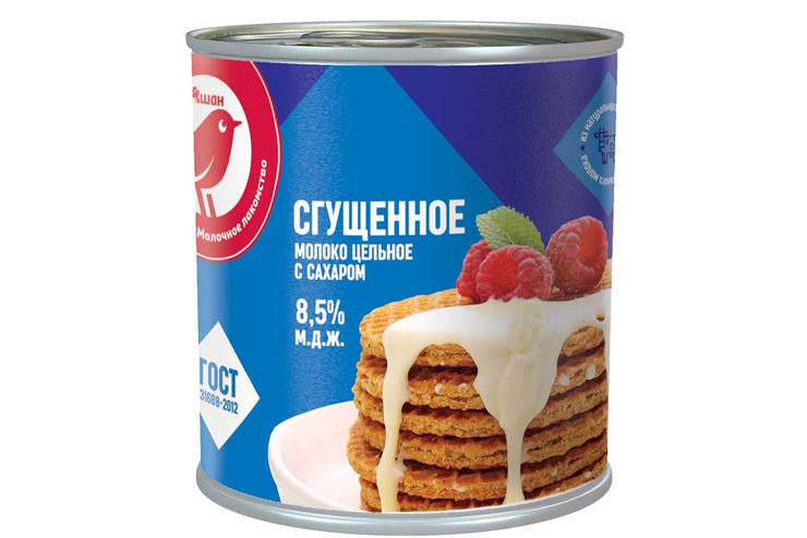 «Красная птица», молоко цельное сгущенное с сахаром, 380 г
