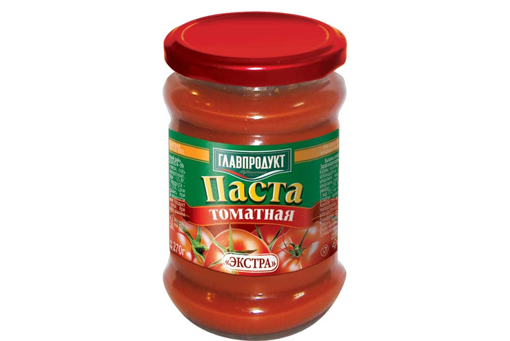 Паста томатная «Томатный рай» «Главпродукт», 270 г