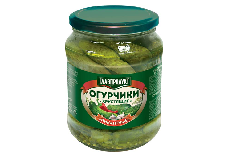 «Главпродукт», огурчики «пикантные», 680 г «Главпродукт», огурчики «пикантные», 680 г