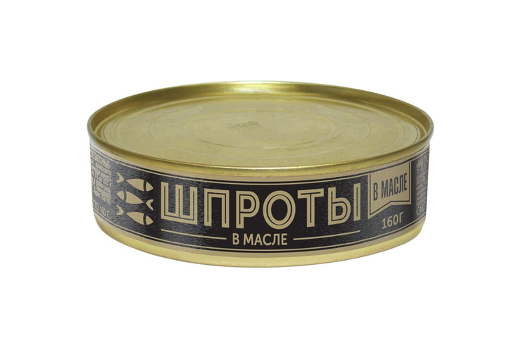 Шпроты в масле закусочные, 160 г