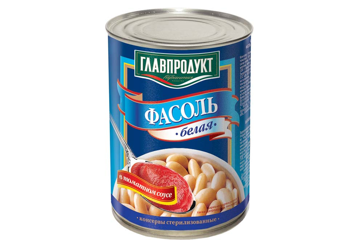 «Главпродукт», фасоль белая, 400 г «Главпродукт», фасоль белая, 400 г