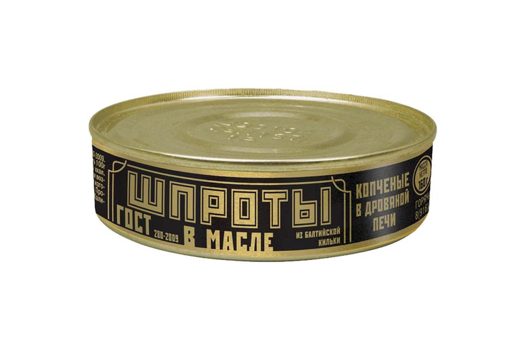 Шпроты в масле из балтийской кильки, 1 сорт, 160 г