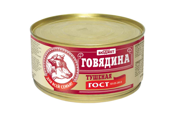 «Семейный бюджет», говядина тушеная, 325 г