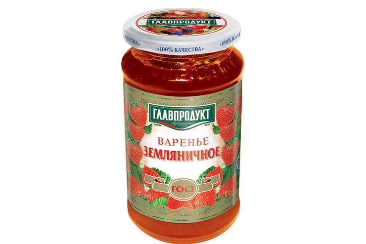«Главпродукт», варенье «Земляничное», 550 г