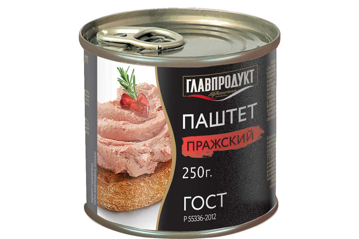 «Главпродукт», паштет «Пражский», 250 г