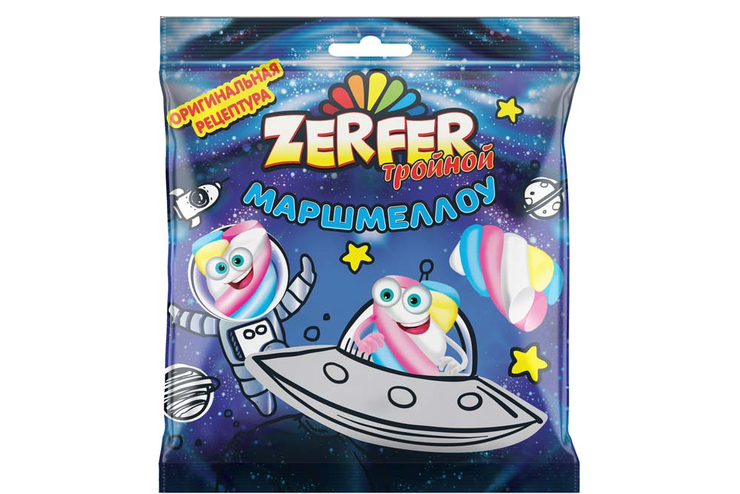 «Zerfer», маршмеллоу trio, 90 г