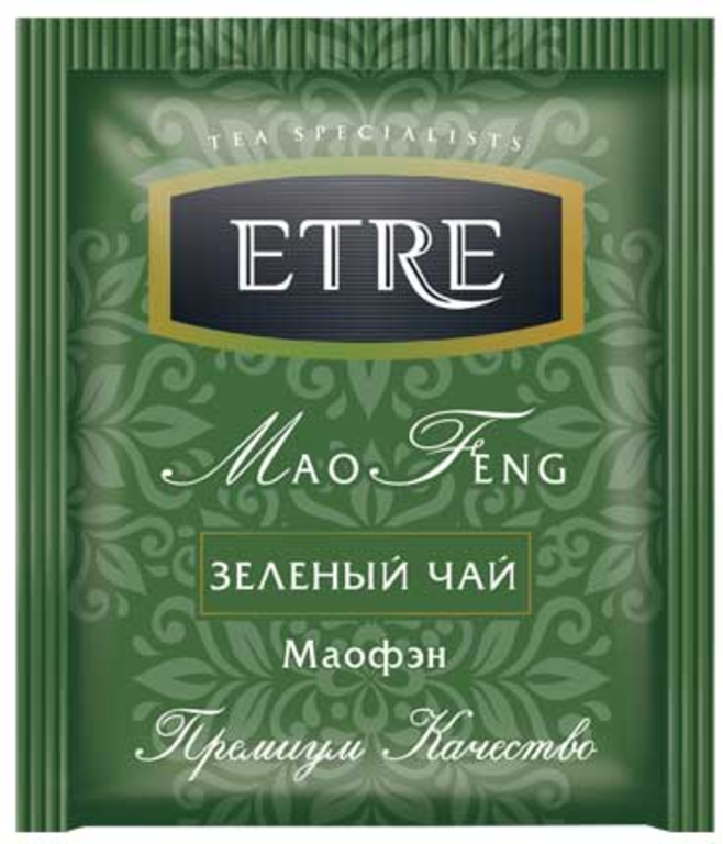 «ETRE», mao Feng чай зеленый, 300 конвертиков саше, 600 г