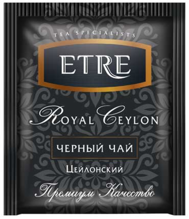 «ETRE», royal Ceylon чай черный цейлонский, 300 конвертиков саше, 600 г