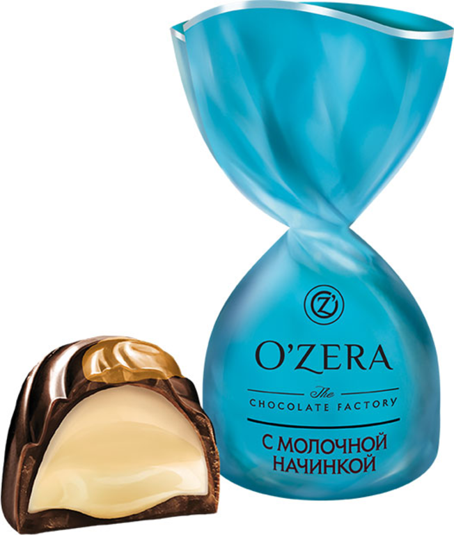 «O'Zera», конфеты с молочной начинкой (упаковка 0,5 кг) «O'Zera», конфеты с молочной начинкой (упаковка 0,5 кг)