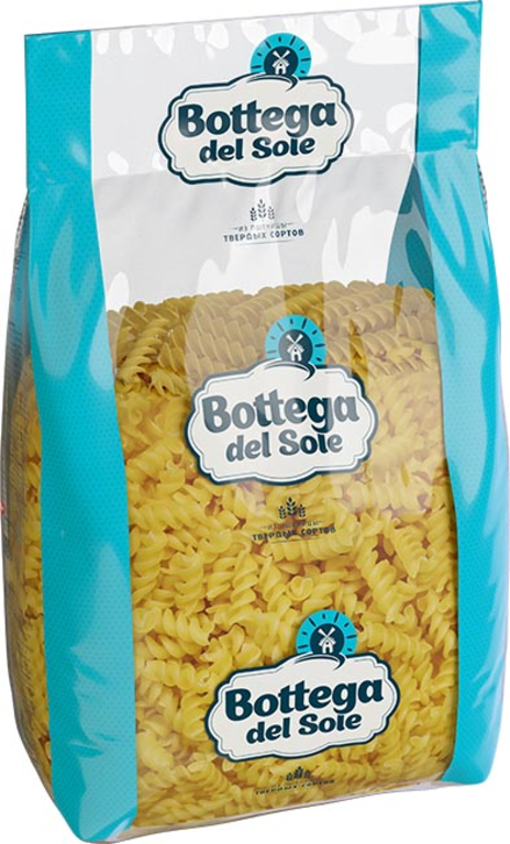 «Bottega del Sole», макаронные изделия «Спирали», 5 кг