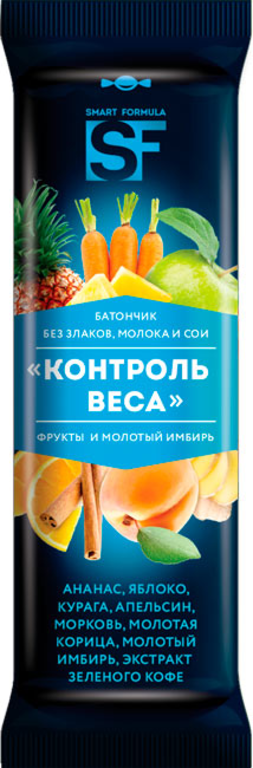 «Smart Formula», батончик фруктовый «Контроль веса», 40 г «Smart Formula», батончик фруктовый «Контроль веса», 40 г