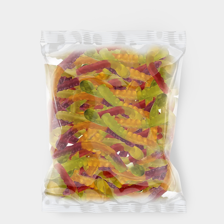«KrutFrut», мармелад жевательный со вкусами кола-лайм, вишня-маракуйя, апельсин-черная смородина (упаковка 0,5 кг)