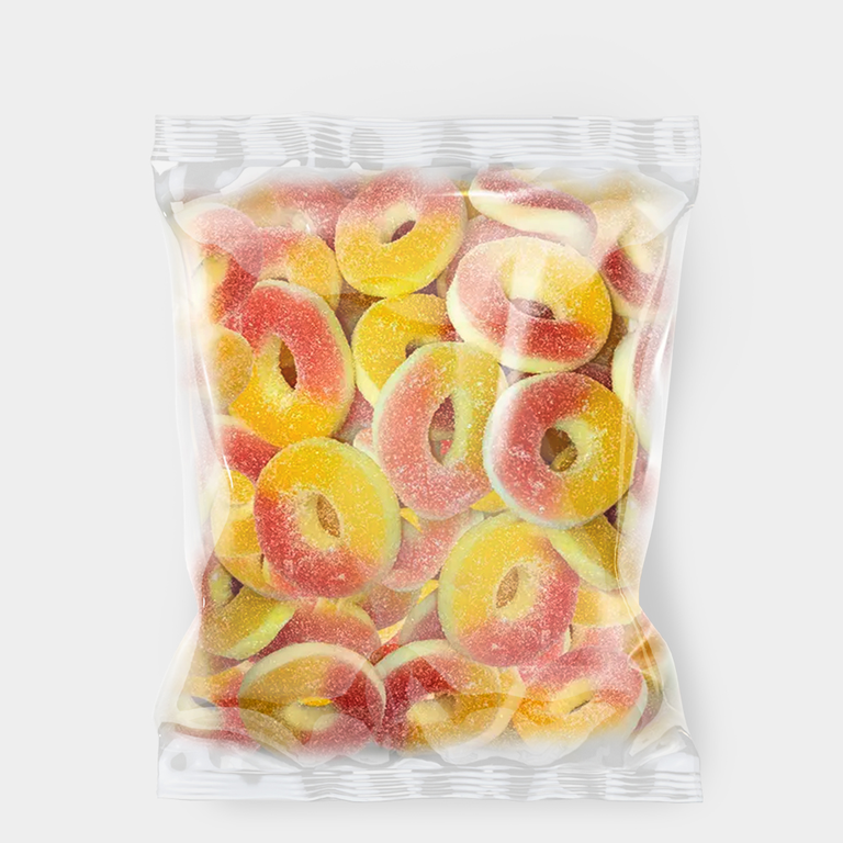 «KrutFrut», мармелад жевательный «Колечки со вкусом персика» (упаковка 0,5 кг) «KrutFrut», мармелад жевательный «Колечки со вкусом персика» (упаковка 0,5 кг)
